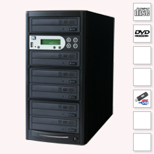CopyBox 5 CD Duplicator Advanced - tower duplicator vijf cd dvd branders usb poort branden recordables zonder computer